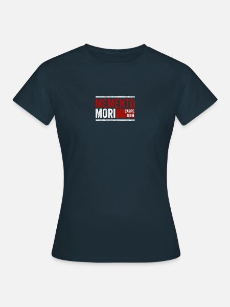 Memento Mori - Frauen T-Shirt - Navy