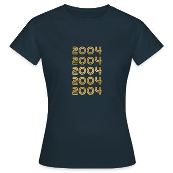 Style 2004 - T-shirt Femme - marine - Devant - AI Model Female 172 dark (172cm)