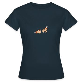 Hände Hände Süßigkeiten Familie Addams kühlen Graf - Frauen T-Shirt - Navy - Vorne - AI Model Female 172 dark (172cm)