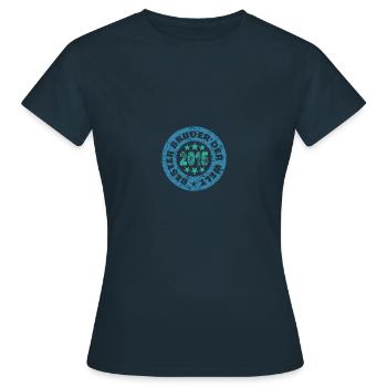 Siblings 2015 - Women's T-Shirt - navy - Front - AI Model Female 172 dark (172cm)