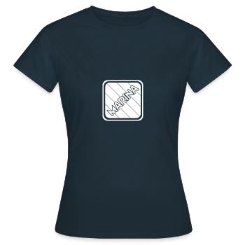 Cadeau pour Marina - T-shirt Femme - marine - Devant - AI Model Female 172 dark (172cm)