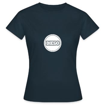 Gift for Diego - Women's T-Shirt - navy - Front - AI Model Female 172 dark (172cm)