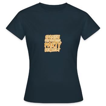 Espagne Espagne - T-shirt Femme - marine - Devant - AI Model Female 172 dark (172cm)