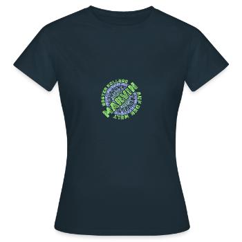 Gift for Marvin - Women's T-Shirt - navy - Front - AI Model Female 172 dark (172cm)