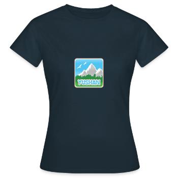 Bergsport Yushan - Frauen T-Shirt - Navy - Vorne - AI Model Female 172 dark (172cm)