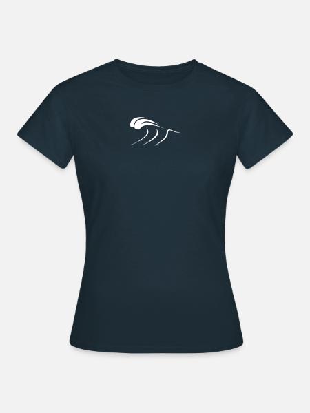 Welle - Ozean. Surf. Life. Piktogramm. - Frauen T-Shirt - Navy