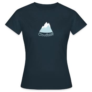 Eisberg - Frauen T-Shirt - Navy - Vorne - AI Model Female 172 dark (172cm)