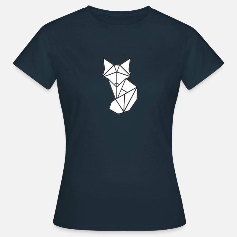 Fuchs Polygone - T-shirt Femme - marine