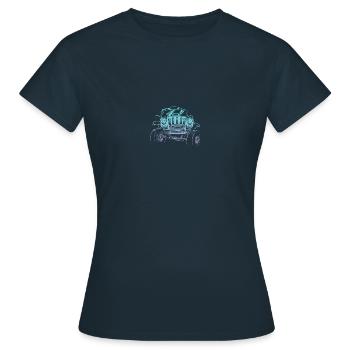 jeep - T-shirt Femme - marine - Devant - AI Model Female 172 dark (172cm)