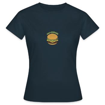 Hamburger - T-shirt Femme - marine - Devant - AI Model Female 172 dark (172cm)