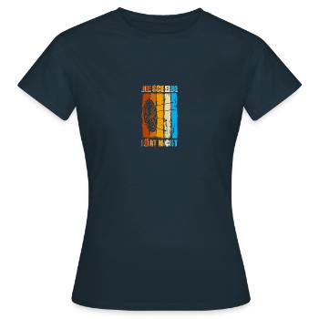 Die Scheibe Pfeil Bogen Bogenschießen Bogenschütze - Frauen T-Shirt - Navy - Vorne - AI Model Female 172 dark (172cm)