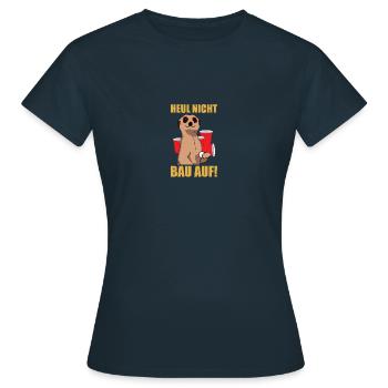 Ne pleurez pas, accumulez-vous ! Beer Pong Beer Pong - T-shirt Femme - marine - Devant - AI Model Female 172 dark (172cm)