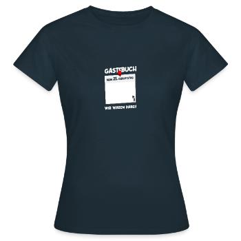 21e anniversaire Né 2003 Cadeau d’anniversaire - T-shirt Femme - marine - Devant - AI Model Female 172 dark (172cm)