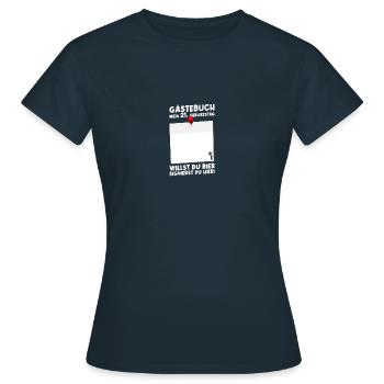 21e anniversaire Né 2003 Cadeau d’anniversaire - T-shirt Femme - marine - Devant - AI Model Female 172 dark (172cm)
