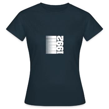 Hobby 1992 - T-shirt Femme - marine - Devant - AI Model Female 172 dark (172cm)