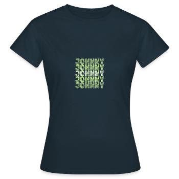 Johnny Johnny - T-shirt Femme - marine - Devant - AI Model Female 172 dark (172cm)