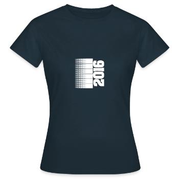 Hobby 2016 - T-shirt Femme - marine - Devant - AI Model Female 172 dark (172cm)