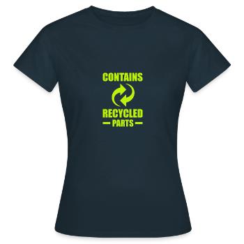 Transplantation Don d’organe de donneur de rein - T-shirt Femme - marine - Devant - AI Model Female 172 dark (172cm)