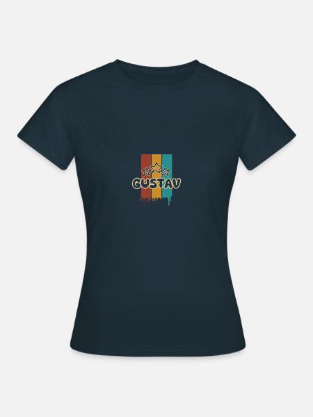 Gustav als Gustav - Frauen T-Shirt - Navy