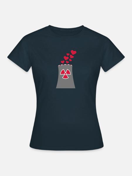 Nuclear Power Love - T-shirt Femme - marine