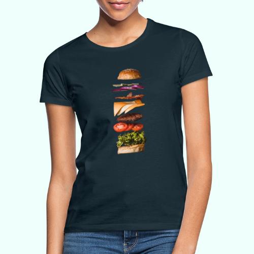 burger anatomie - Koszulka damska