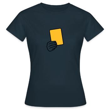 Referee - Women's T-Shirt - navy - Front - AI Model Female 172 dark (172cm)