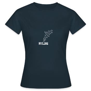 Hilde - T-shirt Femme - marine - Devant - AI Model Female 172 dark (172cm)