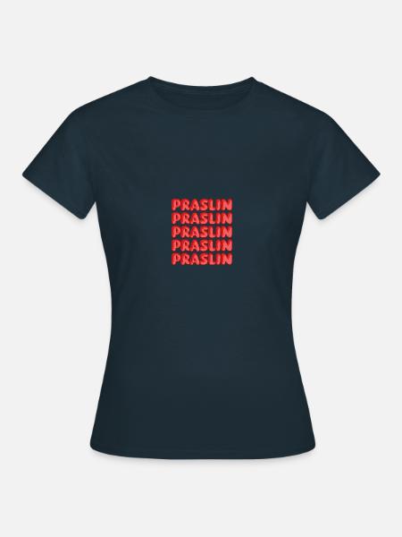 Geschenk für Praslin - Frauen T-Shirt - Navy