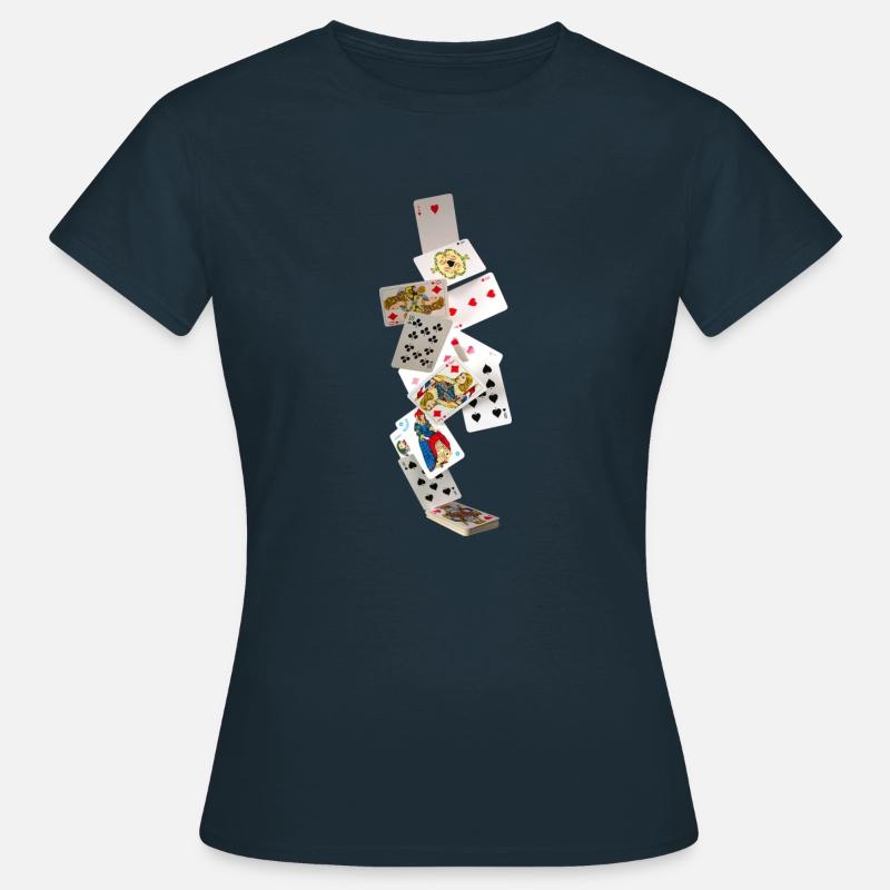 karten - Frauen T-Shirt - Navy