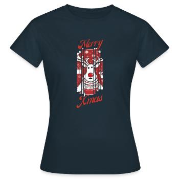 Rudi le Ren 3 - T-shirt Femme - marine - Devant - AI Model Female 172 dark (172cm)