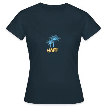 Haïti comme Haïti - T-shirt Femme - marine - Devant - AI Model Female 172 dark (172cm)