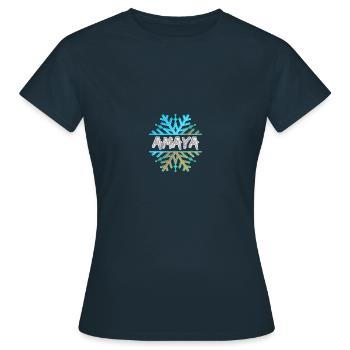 Amaya Amaya - T-shirt Femme - marine - Devant - AI Model Female 172 dark (172cm)