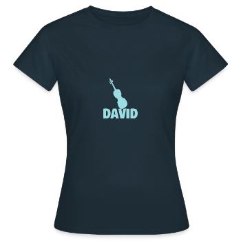 Viola David - Women's T-Shirt - navy - Front - AI Model Female 172 dark (172cm)