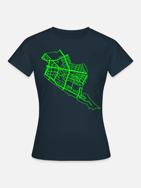 Friedrichshain Berlin - Frauen T-Shirt - Navy