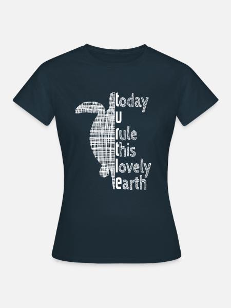 Turtle - Frauen T-Shirt - Navy