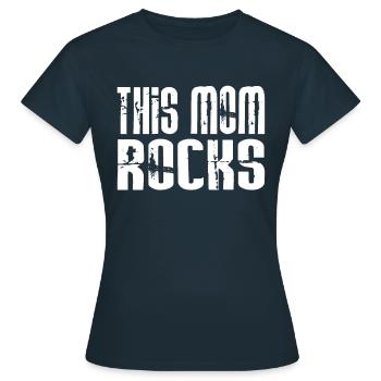 Rock Punk Heavy Metal Women Women Festival Idea - Women's T-Shirt - navy - Front - AI Model Female 172 dark (172cm)