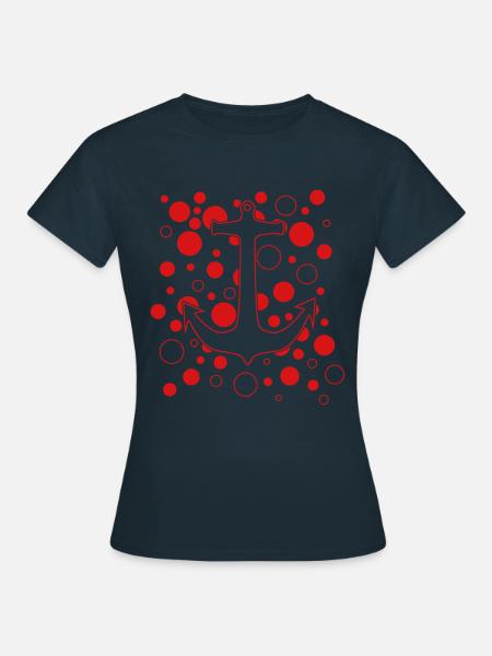Anker - Frauen T-Shirt - Navy