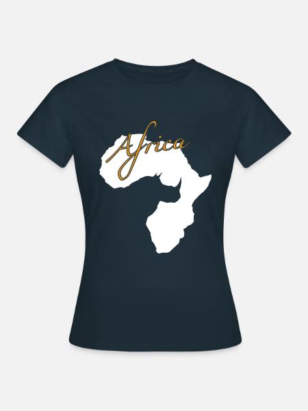 Africa - Frauen T-Shirt - Navy