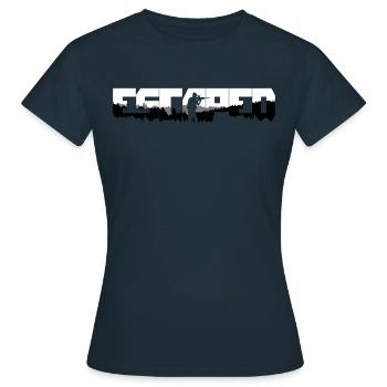 Escaped from Woods - Frauen T-Shirt - Navy - Vorne - AI Model Female 172 dark (172cm)