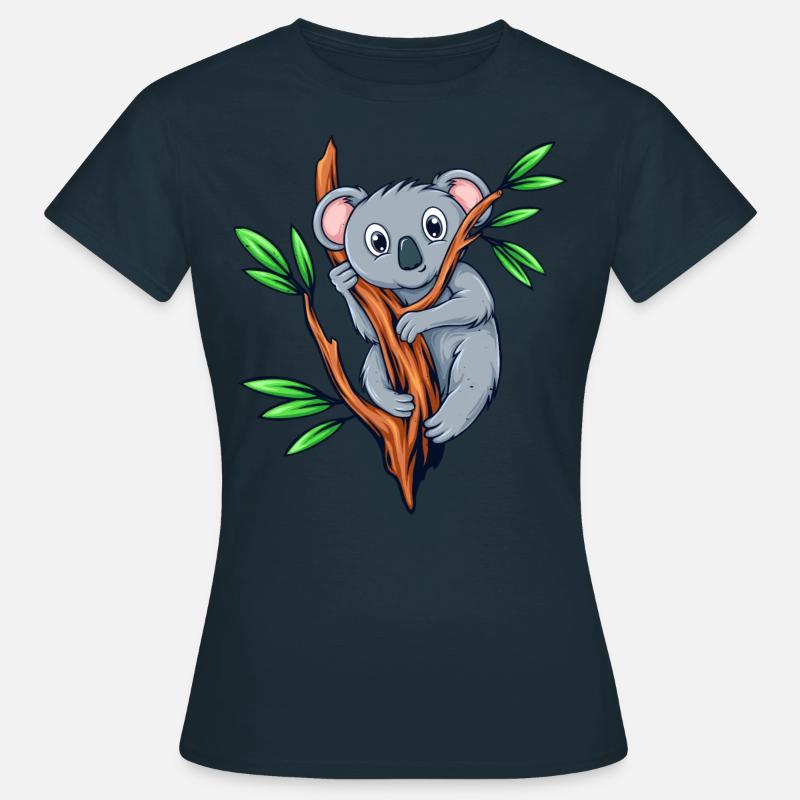 Koala Bear Koala Bamboo - Women's T-Shirt - navy