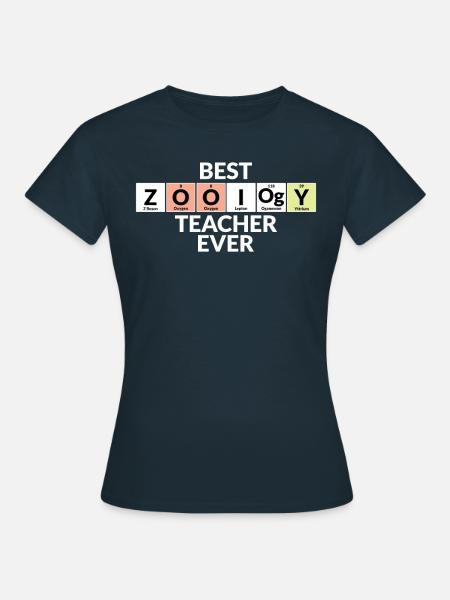 Bester Zoologielehrer Aller Zeiten - Frauen T-Shirt - Navy