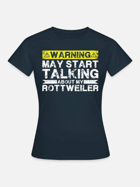 Apropos Rottweiler - Frauen T-Shirt - Navy