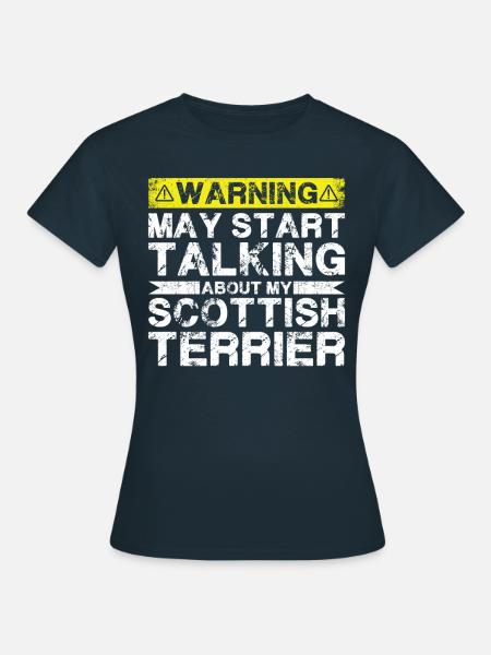 Apropos Schottischer Terrier - Frauen T-Shirt - Navy