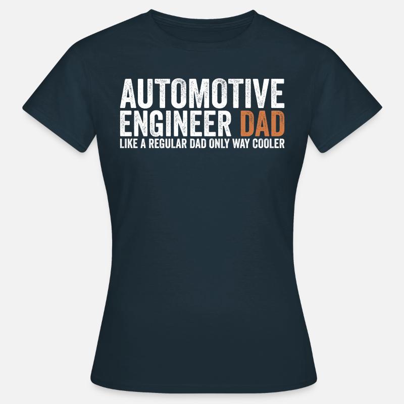 Papa - Automotive Engineer - Women's T-Shirt - navy