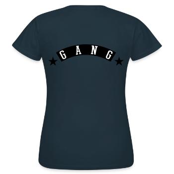 Gang - T-shirt Femme - marine - Dos - AI Model Female 172 dark (172cm)