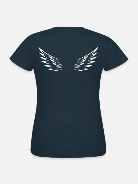Flügel - Frauen T-Shirt - Navy
