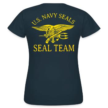 SEALS ONE - T-shirt Femme - marine - Dos - AI Model Female 172 dark (172cm)