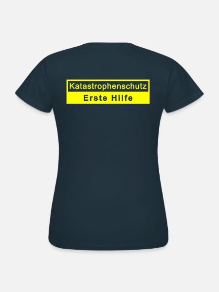 Katastrophenschutz & Erste Hilfe - Frauen T-Shirt - Navy