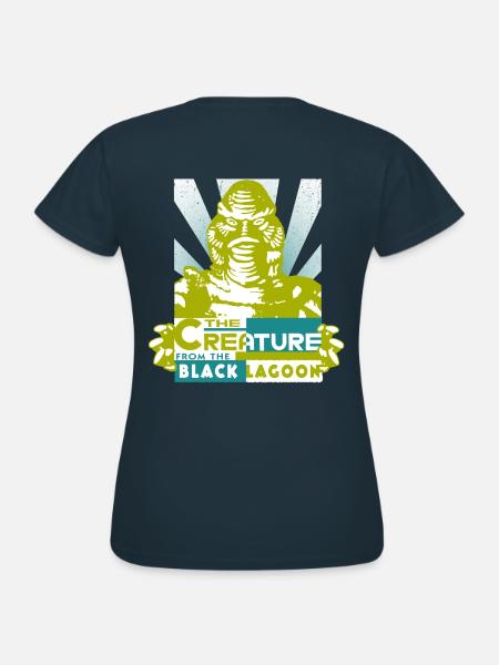 Universal Monsters Black Lagoon Creature - Frauen T-Shirt - Navy