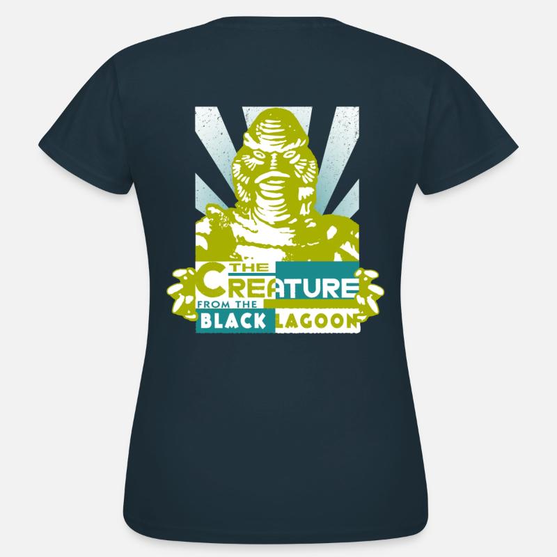Universal Monsters Black Lagoon Creature - Women's T-Shirt - navy